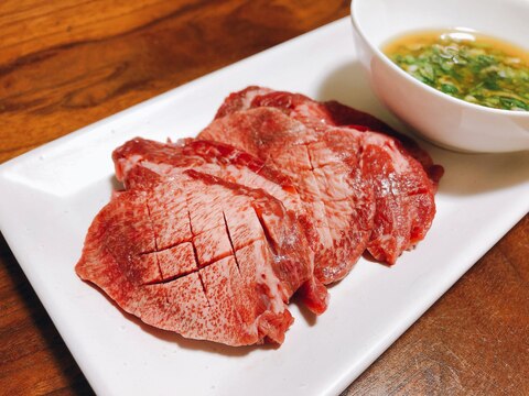 焼肉屋さんの味！ネギ塩コストコ牛タン